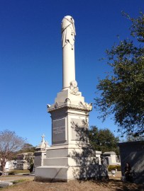 Tombstone of David Hennessy. Metairie Cemetary. Taken January, 2014.