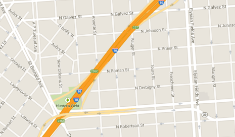 Modern day map where 