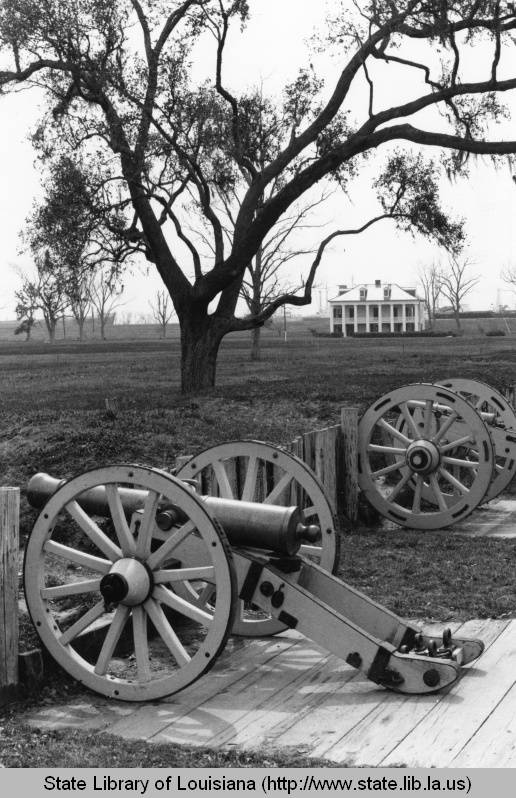 Beauregard House at Chalmette Battlefield, 1960s. Source: Louisiana Digital Library 