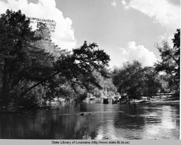 Whiskey Bayou, date unknown. One of the many routes used to illegally import alcohol during Prohibition. Source: Louisiana Digital Library