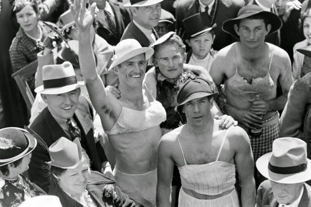 1938 - Mardi Gras Revelers, New Orleans