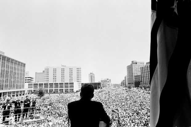 1962 - President John F. Kennedy Speaks at City Hall