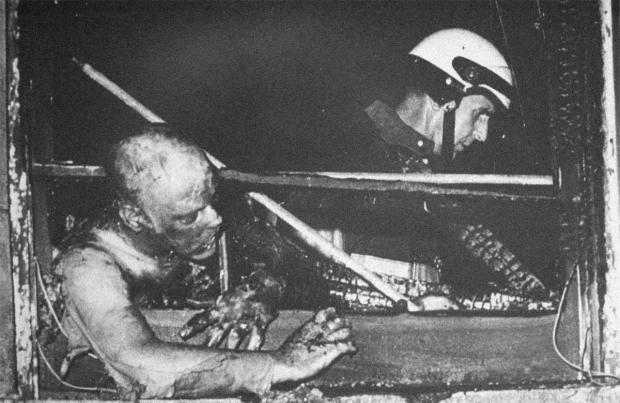 1973, Rev burned alive